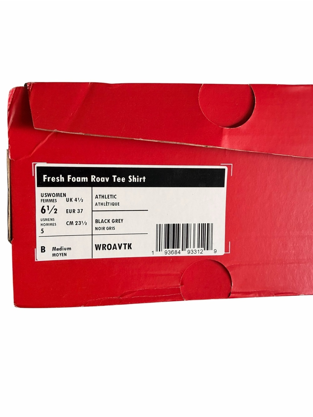 New Balance Black & Gray Lightweight Trainer Sneakers - Picture 6 of 9